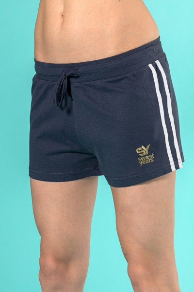 Pantaloncini da donna in felpa leggera tinta unita Sweet Years