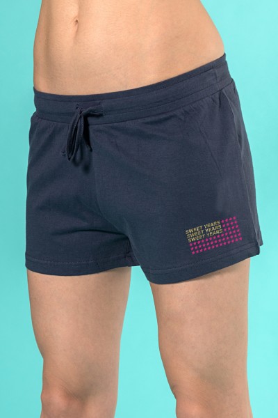 Pantaloncini da donna in felpa leggera tinta unita Sweet Years
